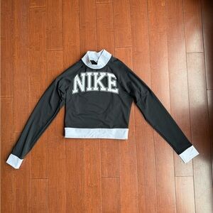 Nike Black and White Long Sleeve Top‎